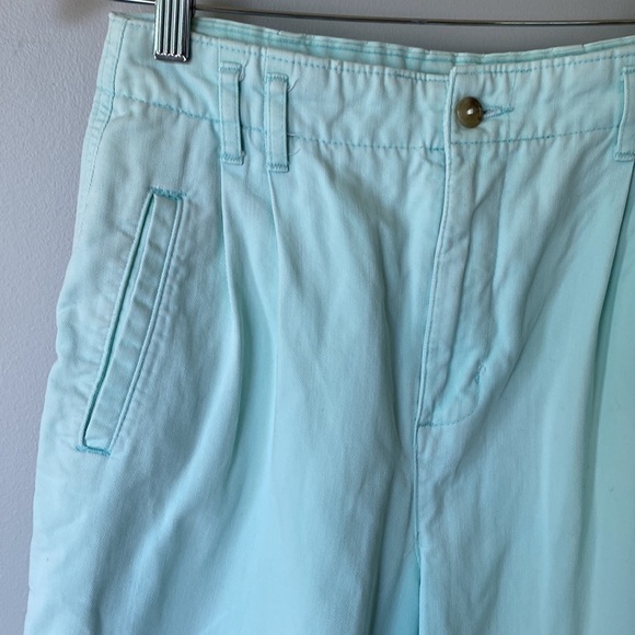 Vintage Dockers high rise pleated mint green trousers pants - Picture 3 of 13